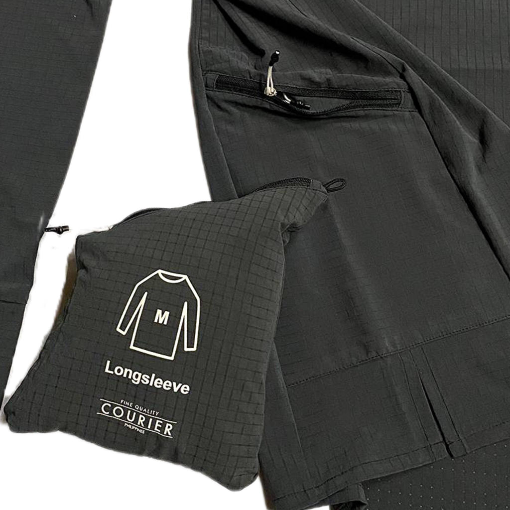 Spare Series Men's Long Sleeve Black