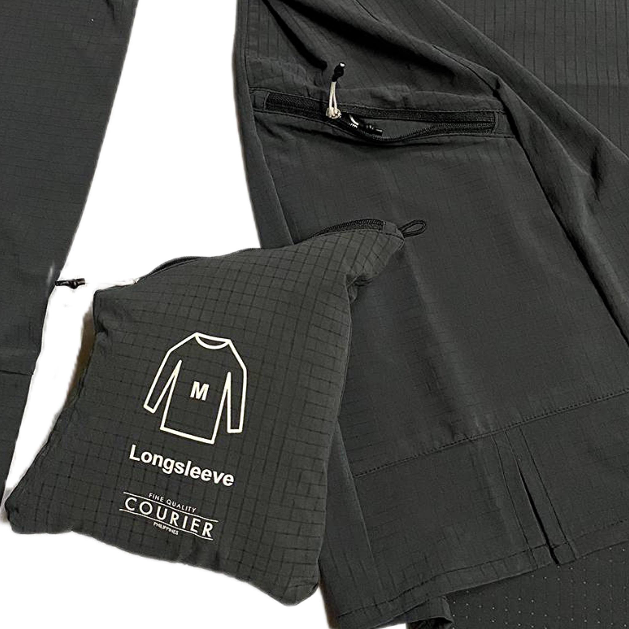 Spare Series Men's Long Sleeve Black