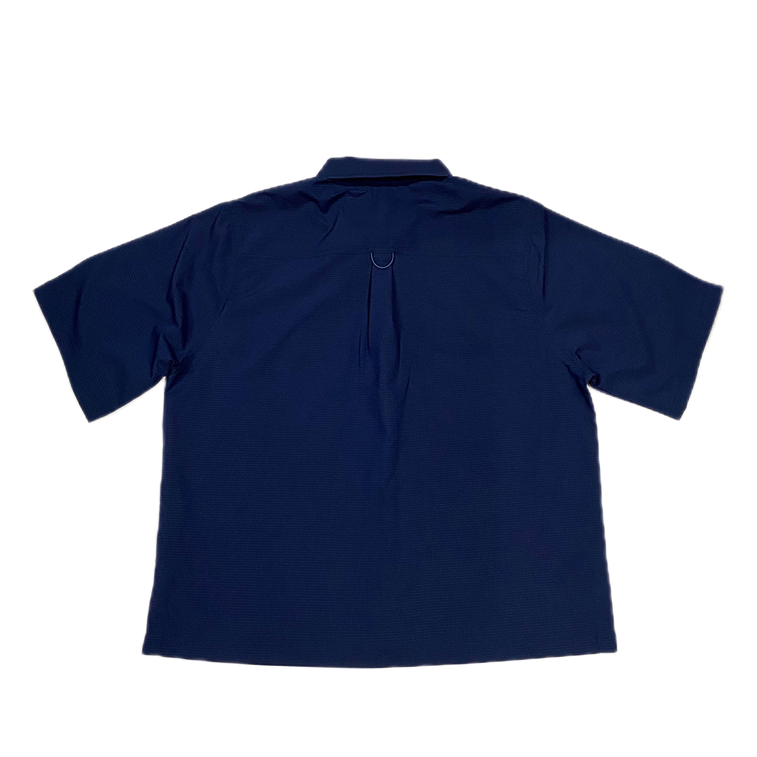 Off Grid Box Shirt Navy Blue