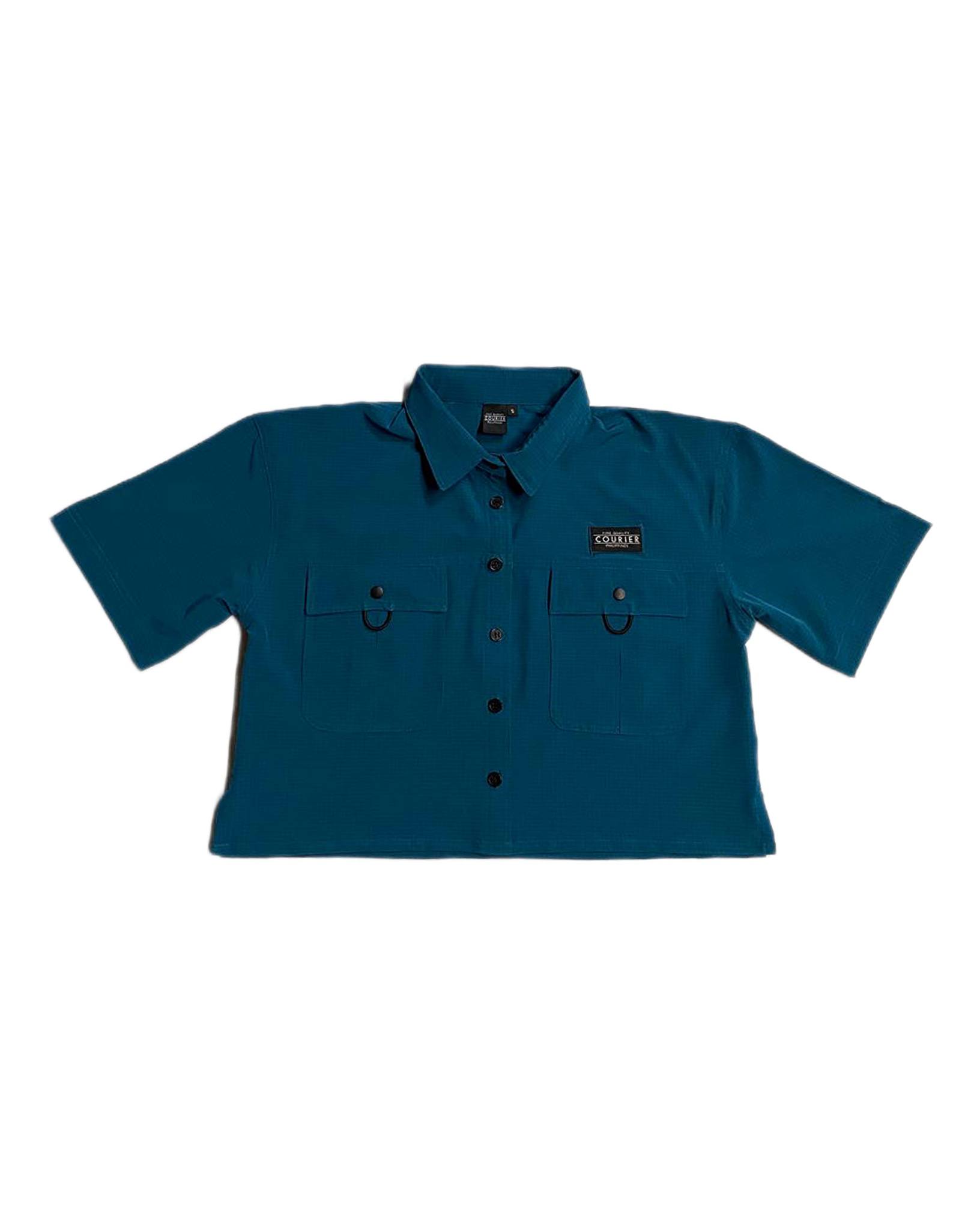 Women's Hybrid Cropped Deep Teal